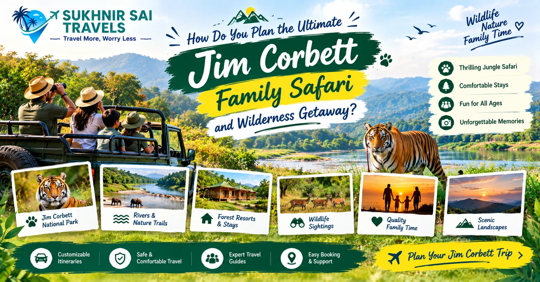 jim corbett family trip